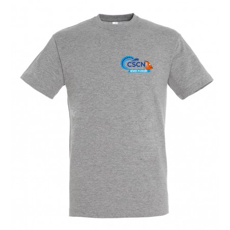 T-shirt coton homme logo couleur coeur