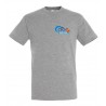 T-shirt coton homme logo couleur coeur