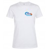 T-shirt coton femme logo couleur coeur