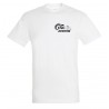 T-shirt coton homme logo noir recto verso