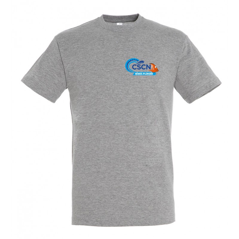 T-shirt coton homme logo couleur recto verso