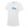 T-shirt cool sport femme logo couleur
