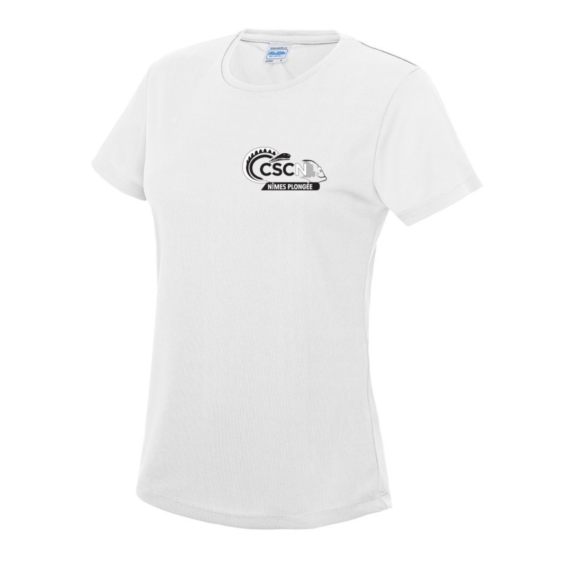 T-shirt cool sport femme logo noir