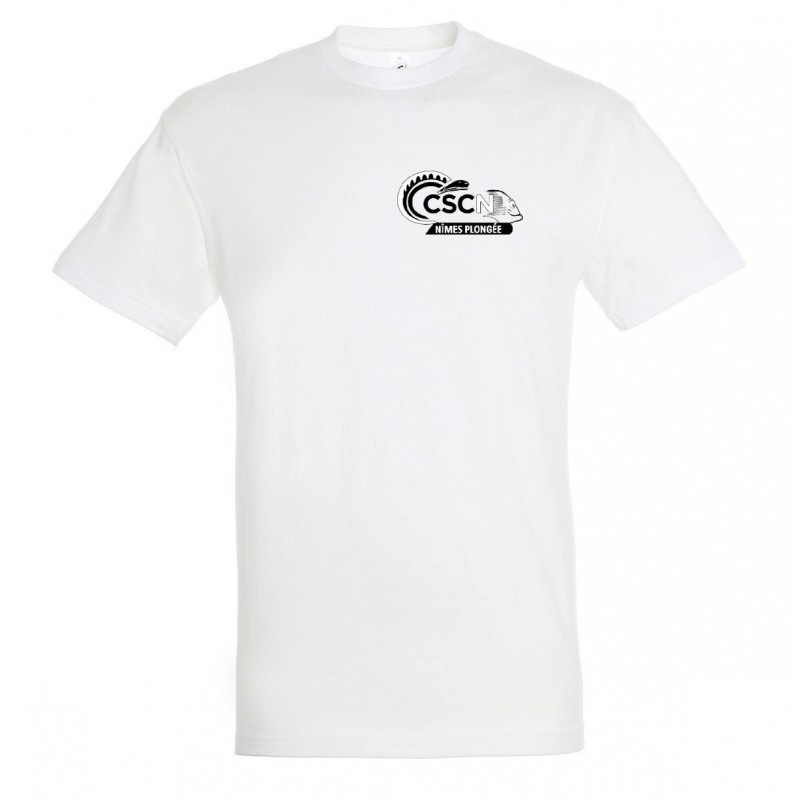 T-shirt coton enfant logo noir recto verso